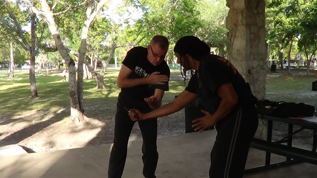 knife fighting private lesson